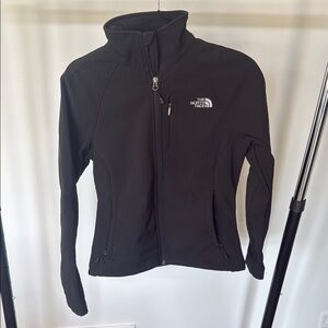 The North Face TNF Women's Softshell waterproof Black Jacket size xs